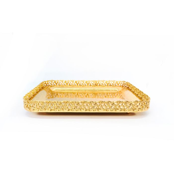 Gold Plated Tray - Square