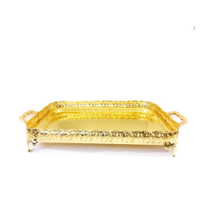 Large Rectangle Gold Tray