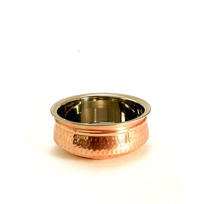 Copper Hammered Handi 9.5cm