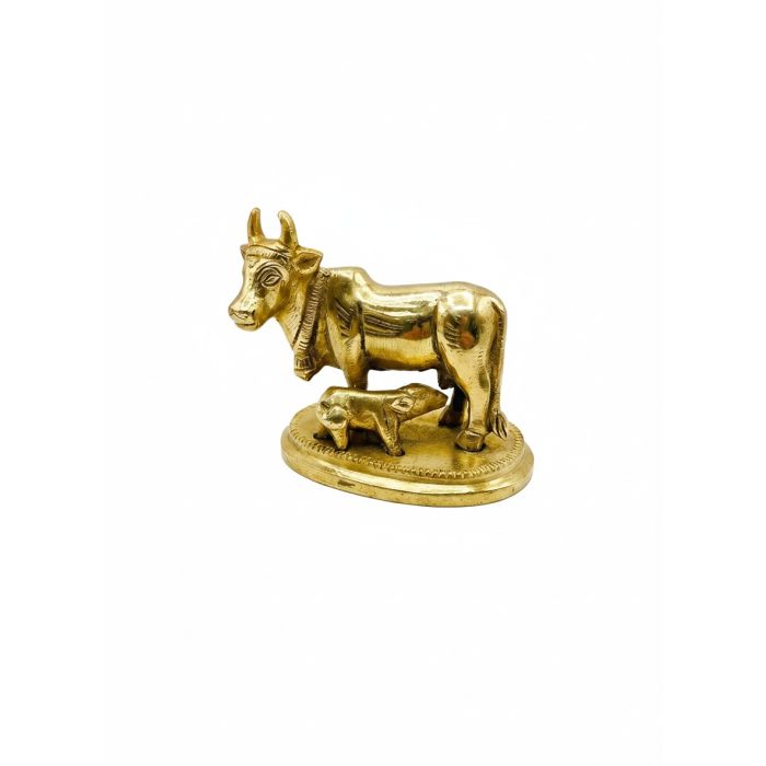 Brass Cow Calf Antique Finish