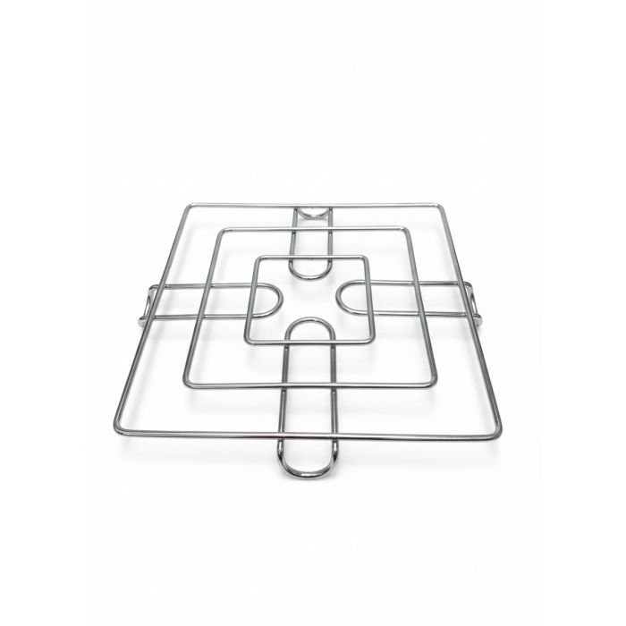 Chrome Hot Pot Stand - Square 