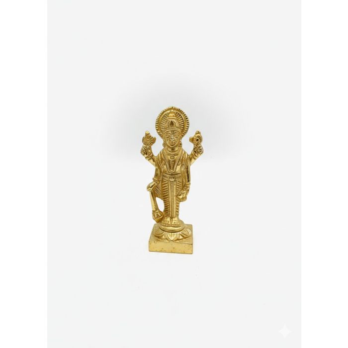 Brass Vishnu (Dhanvantri) Statue