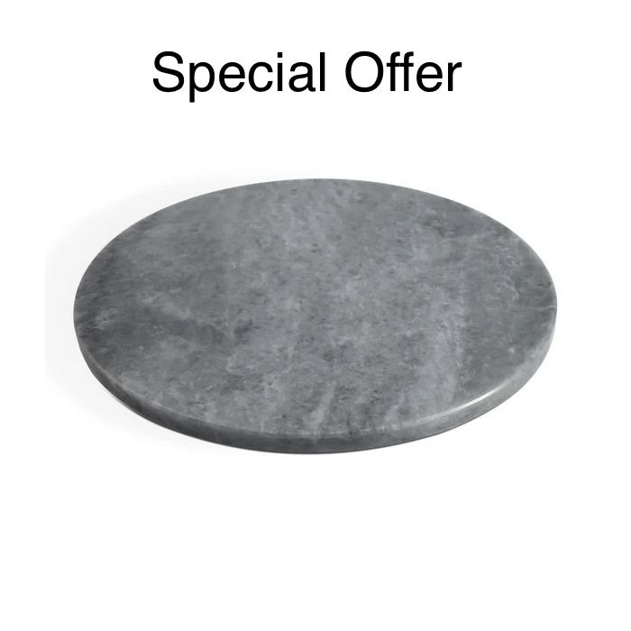 Marble Round Rolling Board (33cm)