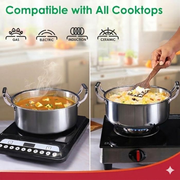 Zinel Stainless Steel Saute Pot 20cm