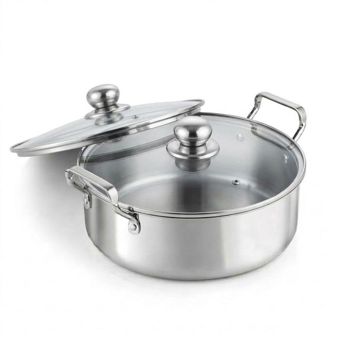 Zinel Stainless Steel Saute Pot 24cm