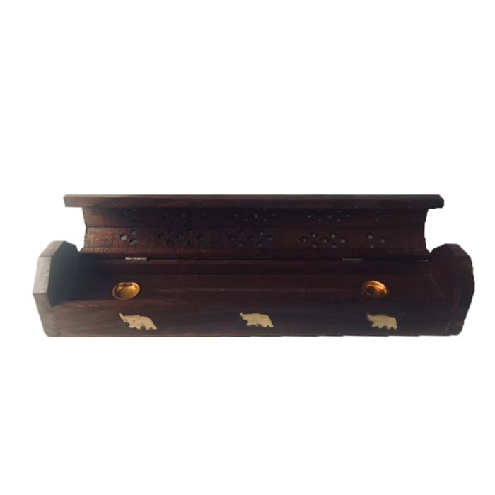 Wooden Agarbatti Box With Ash Catcher 