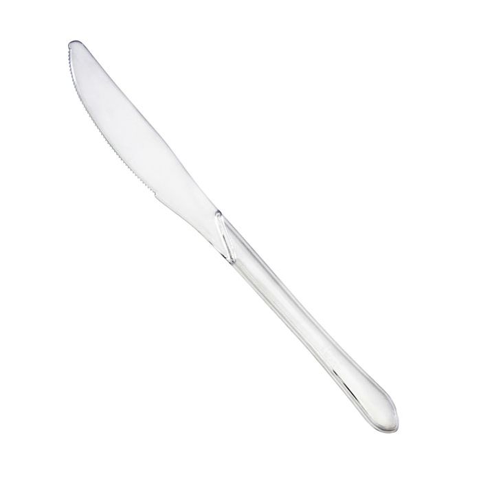 Clear Plastic Knives Disposable & Heavy Duty Pack of 50