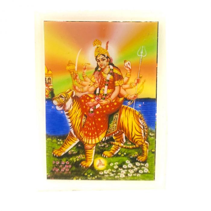 Acrylic Sticker Of Goddess Durga