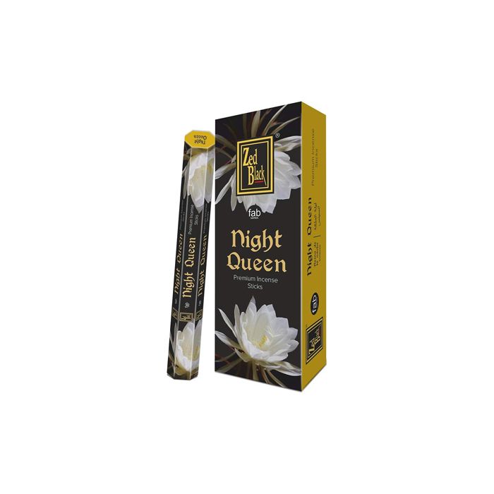 Zed Black Night Queen Incense Sticks (Pack of 6) 