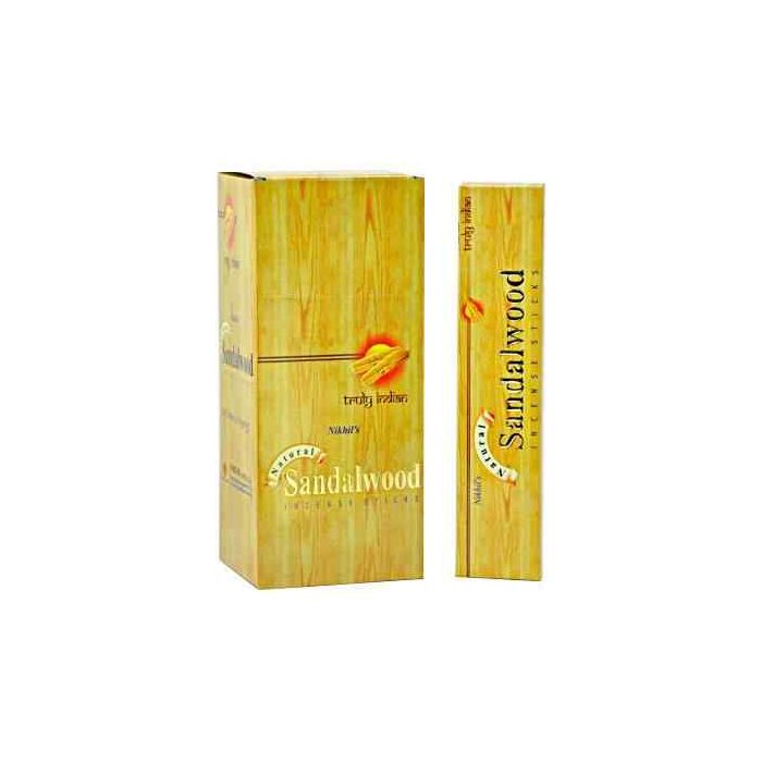 Nikhil's Sandalwood Premium Masala Incense Sticks Pak Of 12