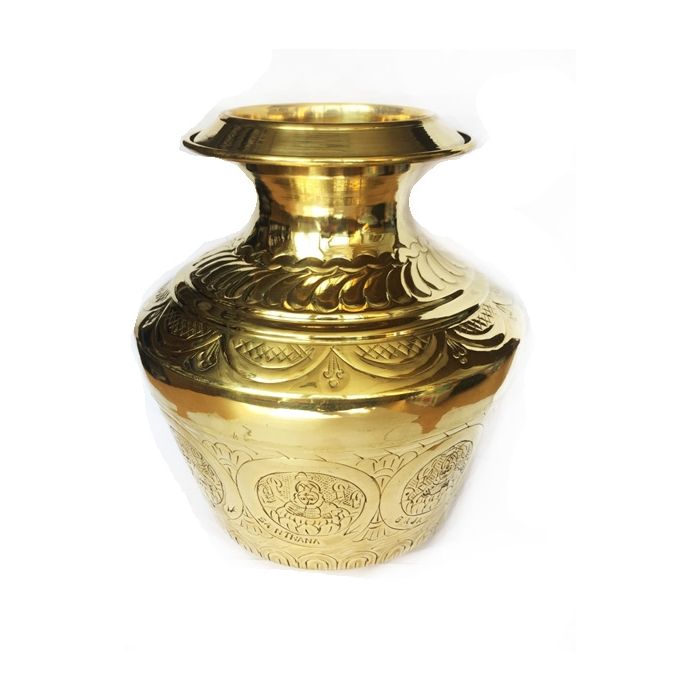 Brass Nakshi Kodam No 4