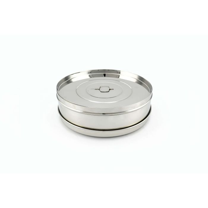 Stainless Steel Spice Box (Masala Dabba) with SS Lid & Cover Size 10
