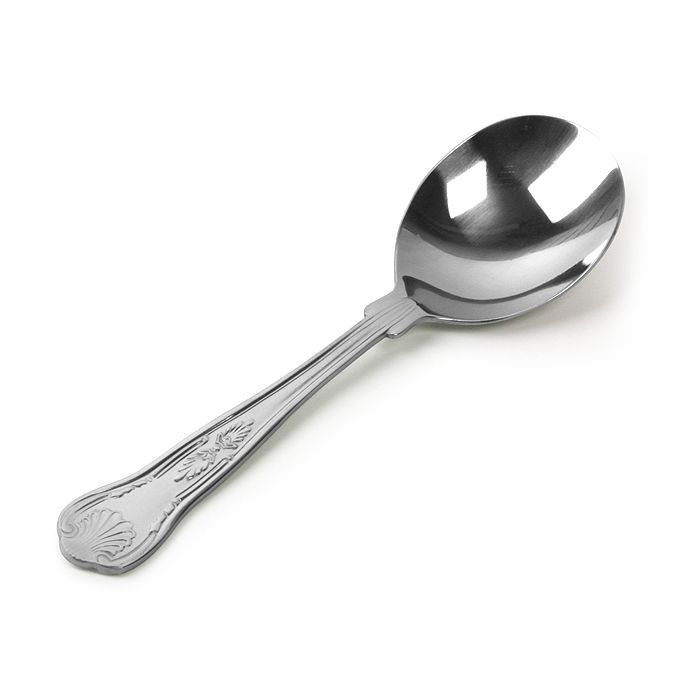 Kings Stainless Steel Mirror Finished Soup Spoon
