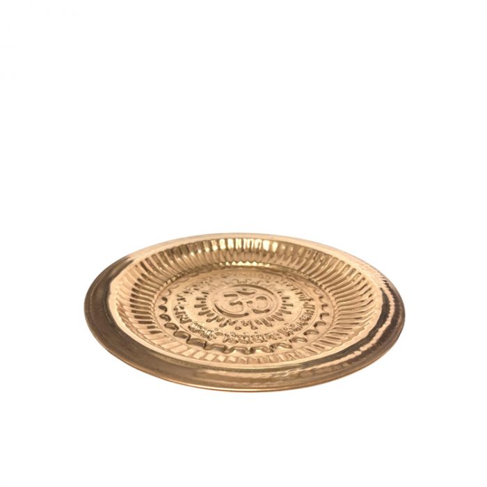 Copper Nakshi Om Plate - 6