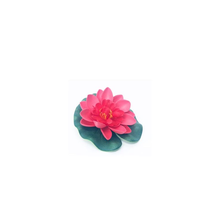 Floating Lotus Flower - Small - Red - Single