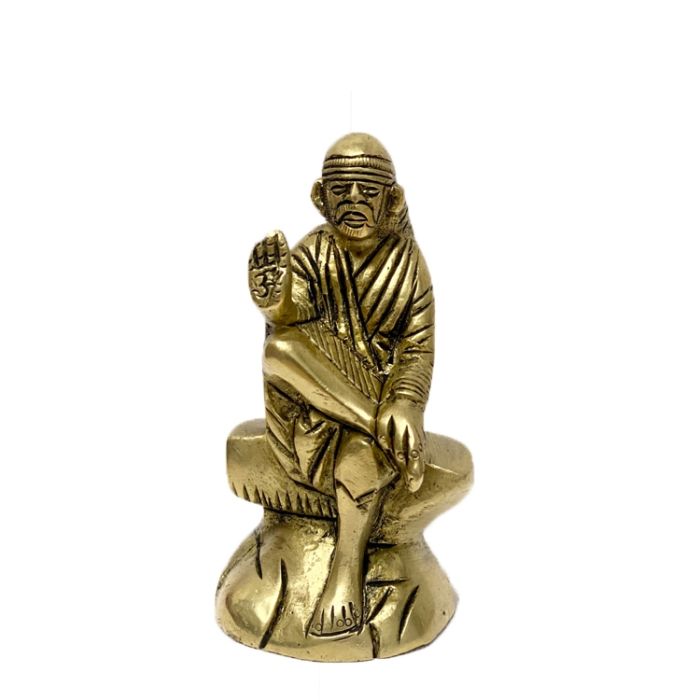 Brass Sai Baba Small 8cm