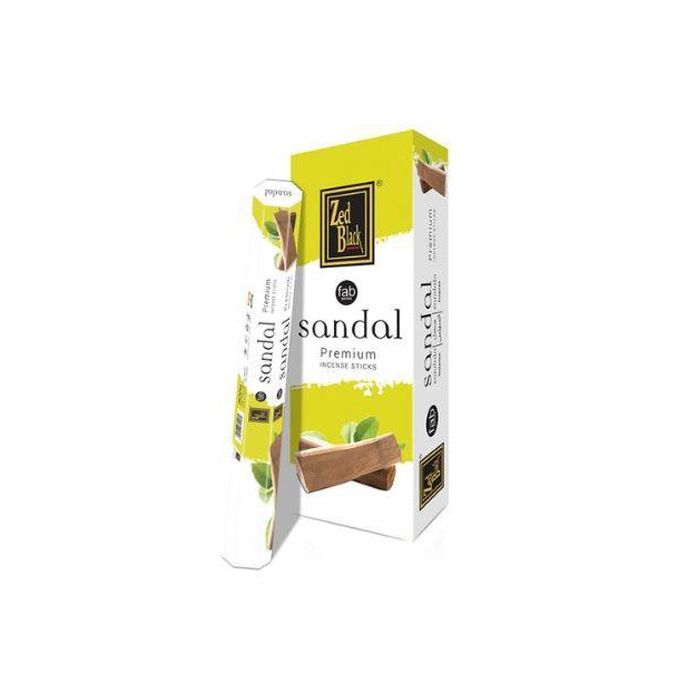 Zed Black Sandal Incense Sticks (Pack of 6)