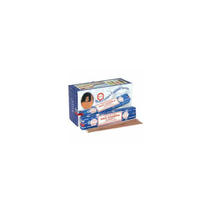 Satya Sai Baba Nag Champa Incense Agarbatti (Pack of 12)