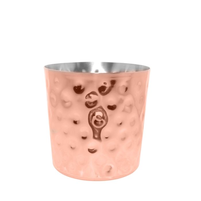 Copper Hammered Serving Cup - 400ml