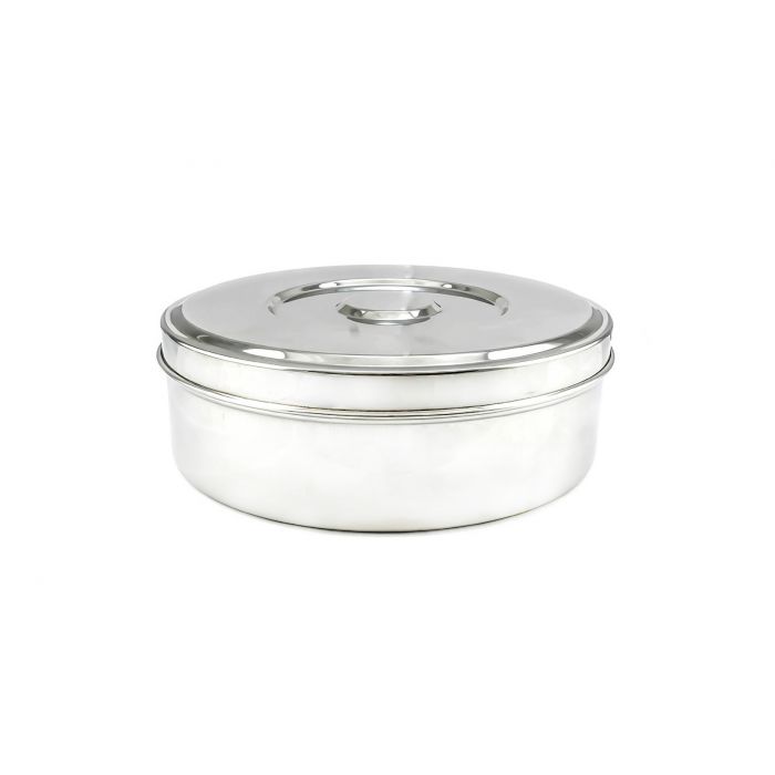 Stainless Steel Puri Dabba 9 With Stainless Steel Lid