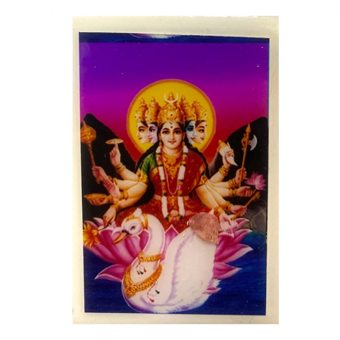 Acrylic Sticker Of Goddess Gayatri