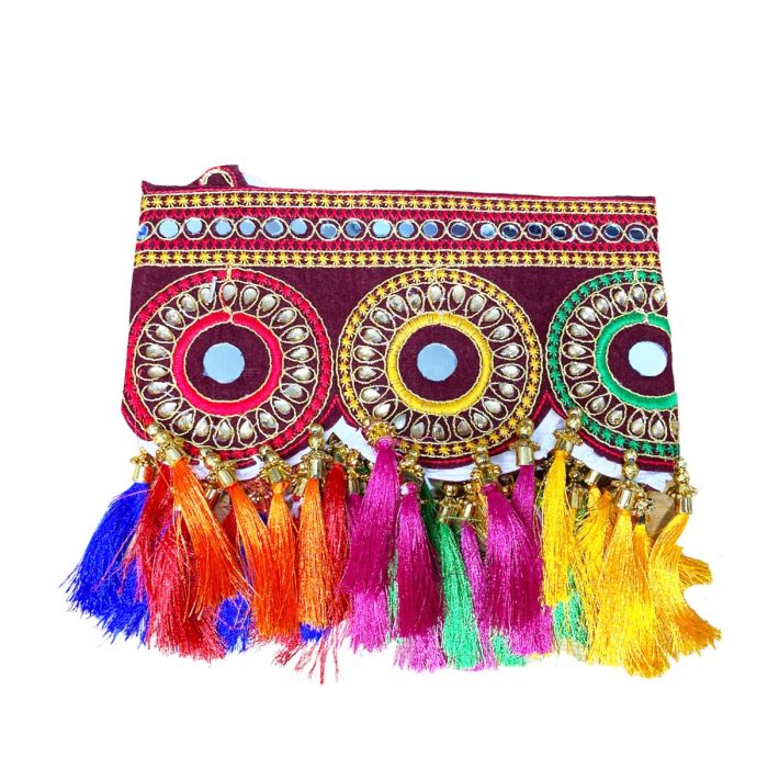 Toran - 2 - Hand Decorated With Round Mirrors