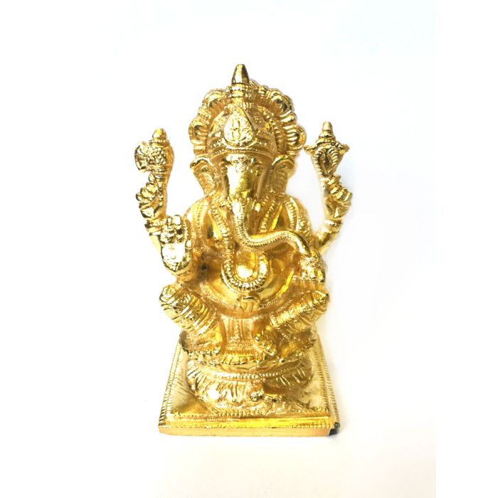 Brass Gold Finish Ganesh