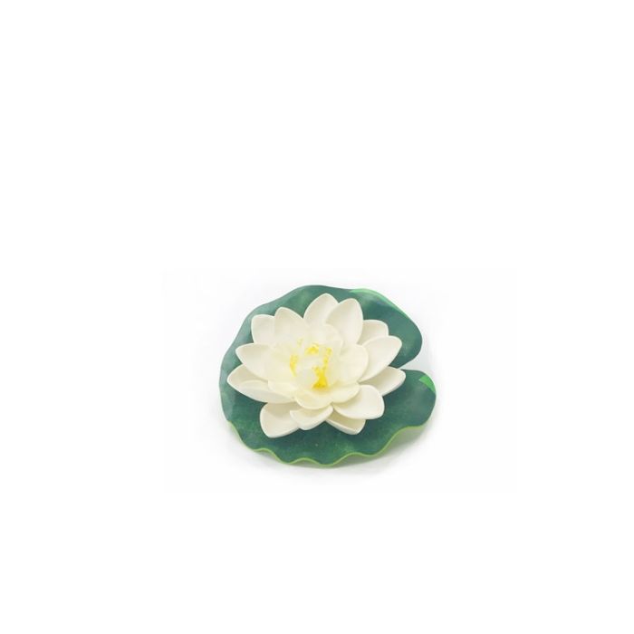 Floating Lotus Flower - Small - White- Single