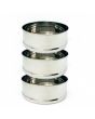 Stainless Steel Cooker Pot - 20.5cm Set of 3