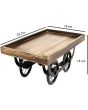 Wooden Thela Trolley Tray