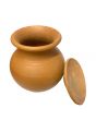 Clay Matla With Lid - No 2 For Religious Purpose