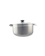 Grey Non-Stick Sauce Pot with Glass Lid – 22 cm