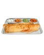 Stainless Steel 5 Compartment Dosa Plate