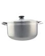 Grey Non-Stick Casserole with Glass Lid – 24 cm