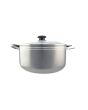 Grey Non-Stick Casserole with Glass Lid – 24 cm