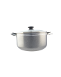 Grey Non-Stick Casserole with Glass Lid – 26 cm