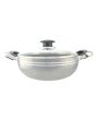 Grey Non-Stick Wok With Glass Lid – 26 cm