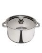Zinel Stainless Steel Casserole Pan with Stainless Steel Lid, 26cm - 7.8L