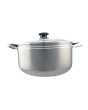 Grey Non-Stick Casserole with Glass Lid – 30 cm