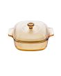 Visions Reverse Square Casserole 3L with Glass Cover