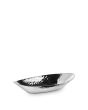 Stainless Steel Hammered Mini Oval Boat Dish