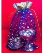 Printed Organza Gift Bag – Single – Size 50
