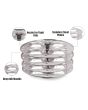 Stainless Steel Idli Stand - Regular Size - 4 Plates (16 Idli)