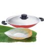 Non Stick Appam Pan 22cm with Lid