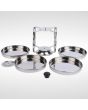 Stainless Steel Dhokla Maker 4 Plates