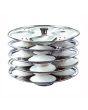 Stainless Steel Idli Stand - Regular Size - 5 Plates (20 Idli)