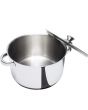 Zinel Stainless Steel Casserole Pan with Stainless Steel Lid, 26cm - 7.8L