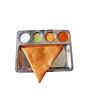 Stainless Steel 5 Compartment Dosa Plate