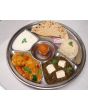 Stainless Steel 5 Compartment Round Plate