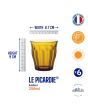 Duralex Glasses Picardie Tumbler 25cl (Pack Of 6) Y